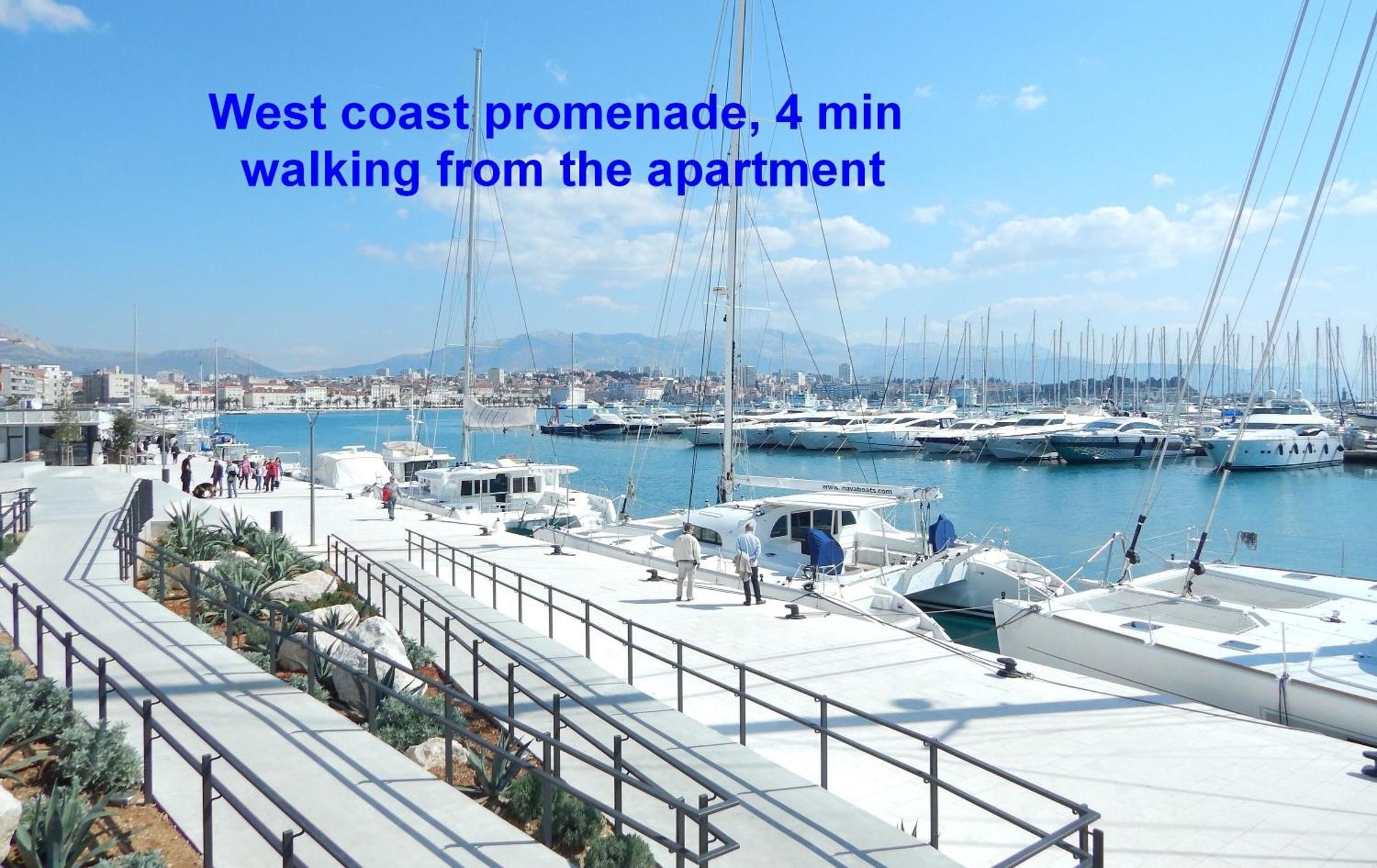 Beachfront Apartment Milan, With Balcony Split Zewnętrze zdjęcie